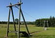 The zip slide in the Adventure Play Park