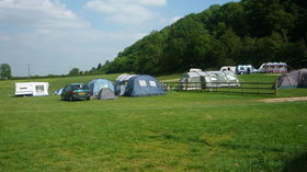 Caravans on the site