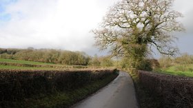Country road to East Harptree  (© © Copyright Philip Halling (https://www.geograph.org.uk/profile/1837) and licensed for reuse  (https://www.geograph.org.uk/reuse.php?id=5685100) under this Creative Commons Licence.(https://creativecommons.org/licenses/by-sa/2.0/))