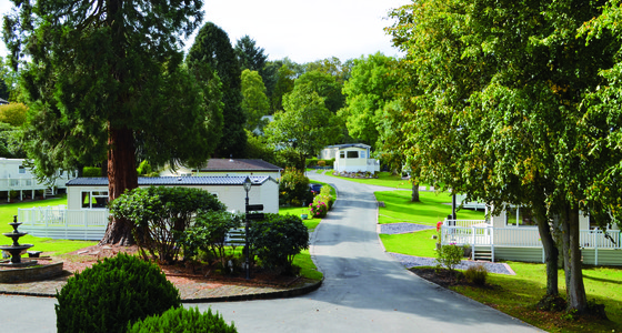 Lyons Woodlands Hall Caravan Park, Ruthin, Denbighshire