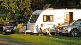 Three Castles Country Caravan Park's touring field