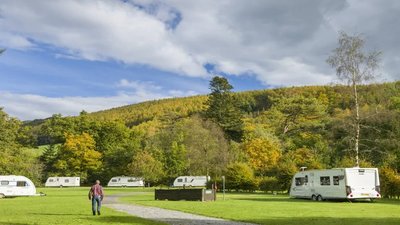 National Trust Caravan and Motorhome Park, South Wales - Dolaucothi Caravan and Motorhome Park (National Trust), Carmarthenshire