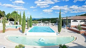 South of France Holidays - The swimming pool at Domaine d'Arnauteille, France