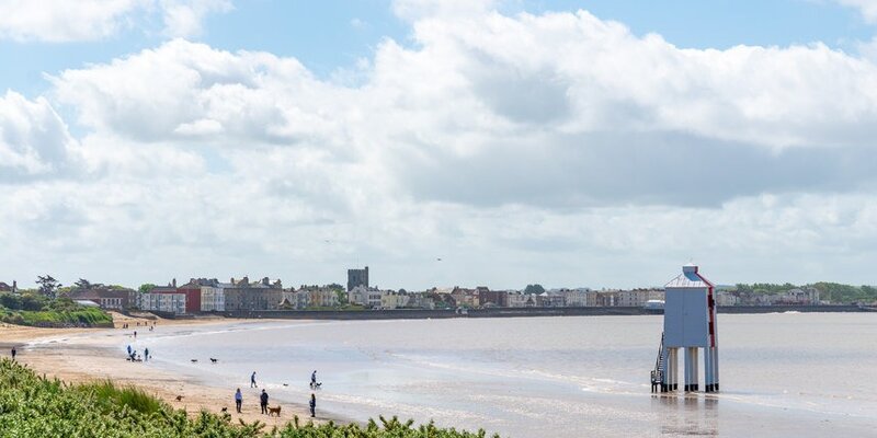 The Beach near Retreat Caravan Park, Burnham-on-Sea