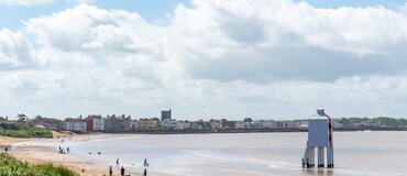The Beach near Retreat Caravan Park, Burnham-on-Sea