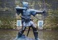 Robin Hood statue at Nottinghamshire Castle