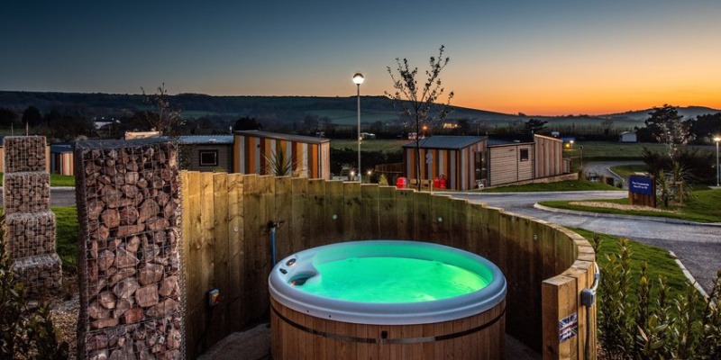 Best winter breaks in the UK - Hot tub holiday, Isle of Wight