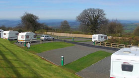 Photo of the touring field at Wheathill Touring Park