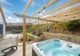 Polmanter Self Catering Cottages Senara hot tub (1)