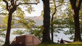Lake District National Trust campsite - Low Wray Campsite (National Trust), Cumbria