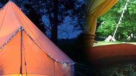 Edinburgh Festival Camping and Glamping Village Luxury Bell Tent