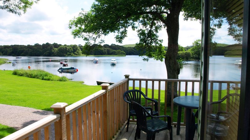 Beautiful view from one of the holiday homes - Loch Ken Holiday Park