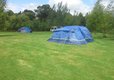 2 blue tents