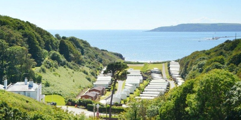 Valley and and the sea - Bovisand Lodge Holiday Park, Devon