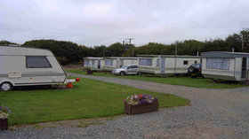 Photo of the touring field and static caravans