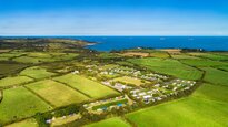 Little Trevothan Camping & Caravan Park – Holidays Near Coverack, Lizard Peninsula, Cornwall - Little Trevothan Camping & Caravan Park – Holidays Near Coverack, Lizard Peninsula, Cornwall, looking toward Coverack Beach