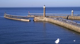 Entrance to Whitby Harbour (© © Copyright John Harding (http://www.geograph.org.uk/profile/7180) and licensed for reuse (http://www.geograph.org.uk/reuse.php?id=226240) under this Creative Commons Licence (https://creativecommons.org/licenses/by-sa/2.0/))