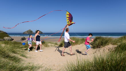 Holywell Bay Beach