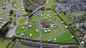 Silloth touring park - Aerial view of Hylton Park, Silloth