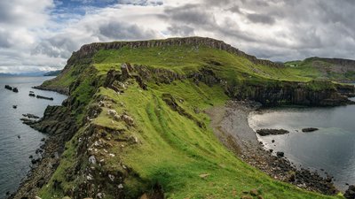 View from Rubha nam Brathairean, Isle of Skye close to the caravan site
