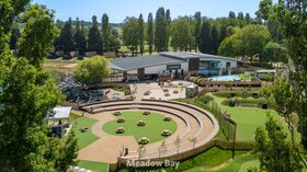 Caravan and Lodges for Sale at Billing Aquadrome Northamptonshire - Our amazing Entertainment Venue with indoor heated pool. Outdoor family entertainment in the Amphitheatre