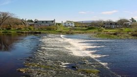 Cree Weir area near the caravan site