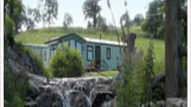 On the site - Static caravans and the landscape surrounding the Lake Vyrnwy Holiday Home Park