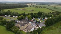 Holidays In Morpeth - Aerial Of The Railway Inn Country Cottages & Caravan Park
