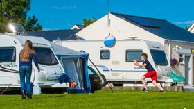 Our touring pitches on the caravan park