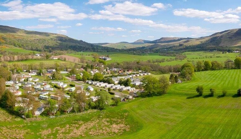 Campsie Glen Holiday Park, Scotland - Caravan Sitefinder website showcases 5,000+ caravan parks and holiday parks in the UK