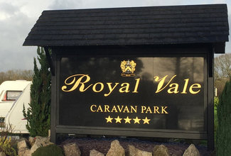 Entrance of the Royal Vale  Caravan Park