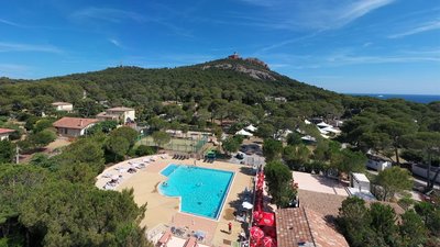 La Plage du Dramont - La Plage du Dramont campsite near Saint-Tropez, France