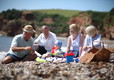 Beach family