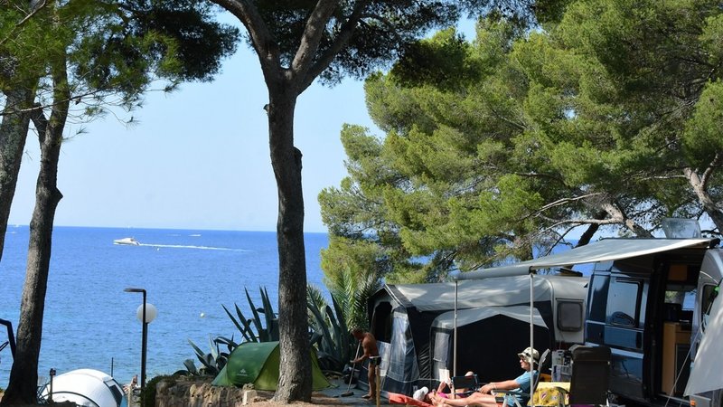 South of France campsite - La Plage du Dramont, Var