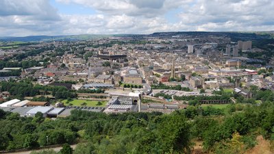 Halifax view from Beacon Hill (© Mr Barndoor at English Wikipedia [CC BY 3.0 (https://creativecommons.org/licenses/by/3.0)] (original photo: https://commons.wikimedia.org/wiki/File:Halifax_view_from_Beacon_Hill.jpg))