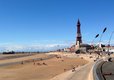 Backpool beach and tower