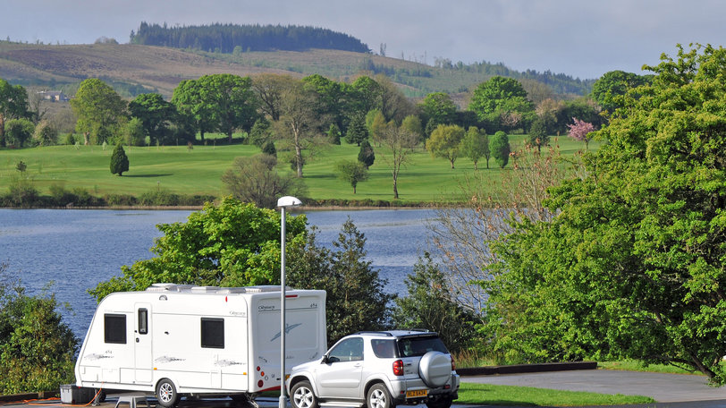 Touring field - Book your next camping holiday at Rushin House Caravan Park in Northern Ireland with Caravan Sitefinder (© Rushin House Caravan Park)