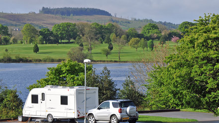 Touring field - Book your next camping holiday at Rushin House Caravan Park in Northern Ireland with Caravan Sitefinder (© Rushin House Caravan Park)