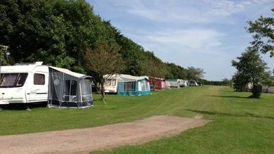Camping at Branscombe Airfield Campsite