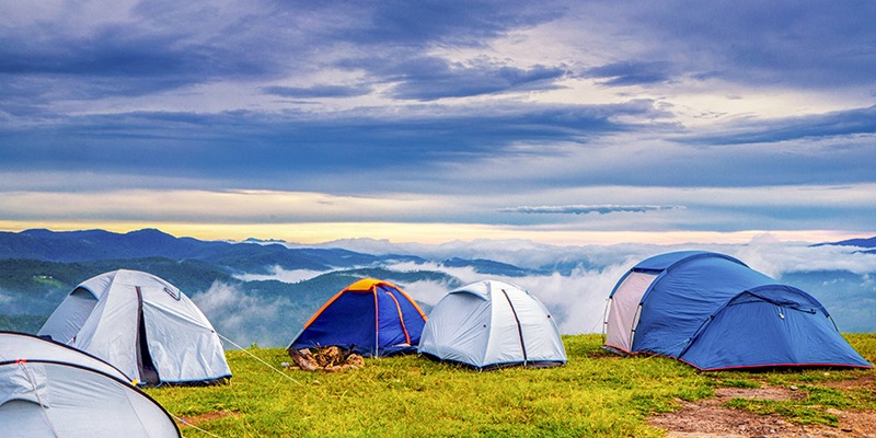 Beginner’s Guide to Camping - A campsite with a view