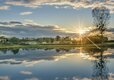 Sunset over Jennifer Pool