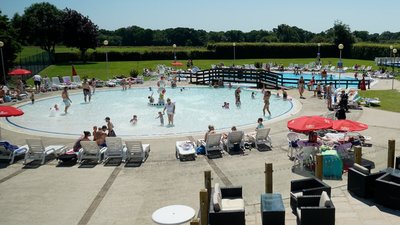 New Forest holiday park swimming pool - Hoburne Bashley Holiday Park, New Forest