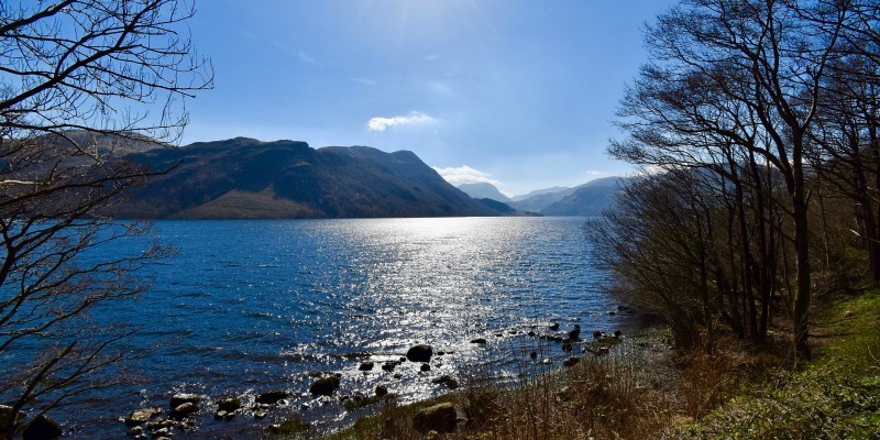 The Lake District - Ullswater, said to be England's most beautiful lake.